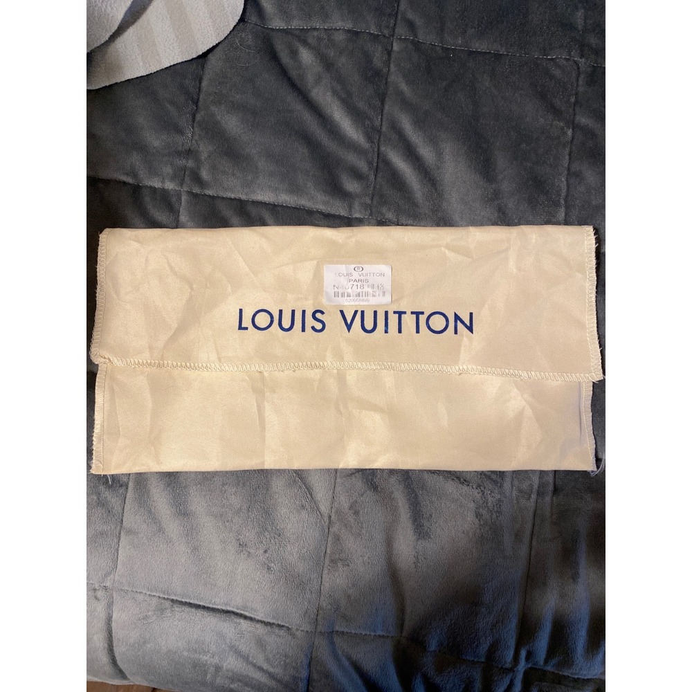 Louis Vuitton Dust Bag Cream Navy Logo N40718 Pochette Accessoires Pouch
0222